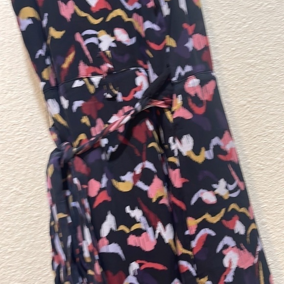 A.L.C. Roslyn Hearts Silk Sleeveless Midi Dress 0 - Picture 8 of 13